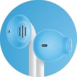 EarSkinz EarPod Covers (ES2) - Turquoise - for Apple iPhone 7 / 6S / 6 / 5S / 5SE / 5C / 5