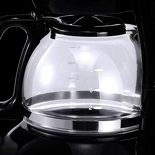 DSY Kaffeemaschine, Kaffee Auf Dem Go-Filter-Kaffeemaschine Schwarz Und Gebürsteter Edelstahl-Kaffeemaschine… – Bild 5