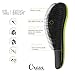 Crave Naturals Glide Thru Detangling Brush for Adults and Kids - use as comb or hair brush - (GREEN)