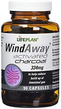 Lifeplan Windaway (Activated Charcoal) 90 Capsule x 3 (Pack of 3), 1 count (Pack of 3)