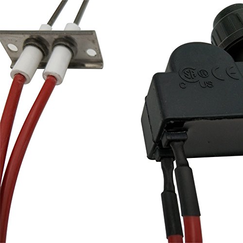 MENSI double ignition kit electronic igniter with high spark plug wire length 240mm each for Catering euqipment stove