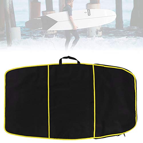 Jadeshay Surfboard Bag,Surfboard Bodyboard Cover Polyester Carry Bag Surfing Accessory(Yellow Stripe, red Stripe, Blue Stripe) (Color : Yellow Stripe) - Thumbnail 3