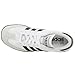 adidas Samba Classic Leather Soccer Shoe (Toddler/Little Kid/Big Kid),White/Black/White,2.5 M US Little Kid