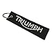 Nice Tagg 1pcs Black Color Triumph Tag Keychain Accessories Sporty Gifts