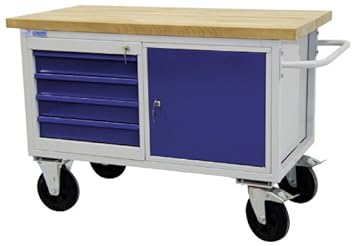 Tischwagen mit 4 Schubladen + 1 Stahlblechschrank