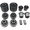 NISTO Suspension 10 Front Upper Lower Control Arm Bushing For 2006-2012 Lexus IS350 GS350 GS450H GS460 2WD