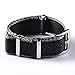 PBCODE Seat Belt Nylon Strap Heavy Duty Military Watch Band Replacement Watch Straps 22mm Black Grey