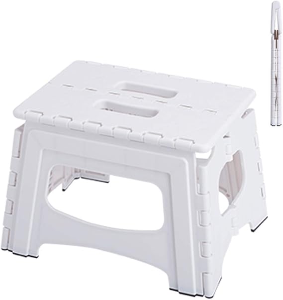 LHY SAVE Small Folding Step Stool Plastic Foot Stool Multi