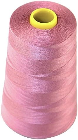 HW PRODUCTS Dusky Pink Superior Polyester Sewing Thread 5000 yard cone