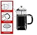 Premium French Coffee Press By Brewsentials.com - 1L Carafe Brewer - Custom Filter Design - Heat Resistant Glass - Brewing Essentials For Java Lovers