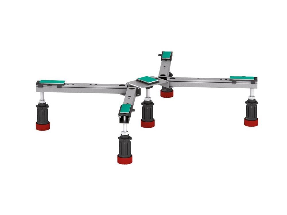 MEPA Shower Tray Base BW-5 Maxi 150 130 Feet Steel & Acrylic Shower Tray Feet