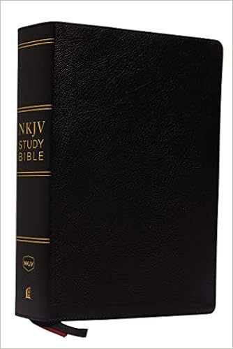 NKJV Study Bible, Premium Bonded Leather, Black, Comfort Print: The Complete Resource for Studying God s Word