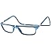 Clic Magnetic Reading Glasses for Men or Women, Computer Readers, Executive (M-XL, Jean Blue, 2.00 Magnification)