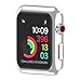 Ultra-Slim Electroplate PC Hard Case Cover Skin For Apple Watch Series 3 42mm,Tuscom (Sliver#)