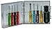 Xcelite PS88V Compact Convertible Screwdriver Set, With Clear Plastic Case, Inch Sizes, 9-Piece