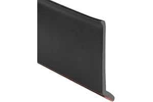 Black Rain Guard for - Waterproof Deflector Barrier for Sliding & Casement Doors and, 135° Beveled Rubber Weather Sealing Str