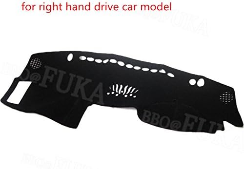 Duspper - Car Dashboard Dash Mat Dashmat Cover Car Part Styling Pad Fit for Nissan Infiniti FX35 FX45 FX50 RHD And LHD 2003-2008 [Black]