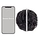 Stamped Glorious 100% Real Human Bun Extensions Mixed Brown Messy Hair Scrunchies chignon hairpiece natural hair for women Kids Donut Updo Ponytail Hair Chignons (Natural Black), 2 Count