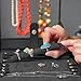 SpecialtyStyles Travel Jewelry Case - Jewelry Organizer with 2 Pouches - Quality Compact Folding