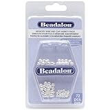 Beadalon Memory Wire End Cap, Variety Pack, 72-Piece