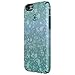Speck Products CandyShell Inked Case for iPhone 6/6S - Retail Packaging - Overlay Floral Aqua/Atlantic Green