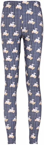 Rochit Women Space Print Pants Sduck Leggings Woman Leggings Digital Printing Fitness Leggins