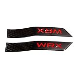 Fontic WRX MATTE BLACK for SUBARU/ RED LETTER FENDER EMBLEMS - 2015+ WRX / STI