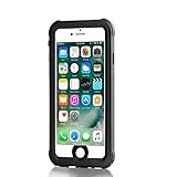 iPhone 6/iPhone 6s Waterproof Case, Meritcase IP68 4.7 inch iPhone 6/6s Full Body Shockproof Snowproof Dirtproof Sandproof Case for Swimming Diving Surfing Snorkeling (4.7 inch, Black)