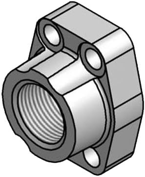 3/4" NPTF Thread Flange Kit, Code 61, O-Ring