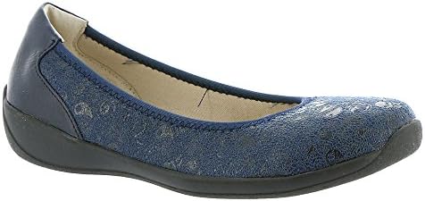 Eazies Joyful Women's Slip On 10 B(M) US Navy-Paisley