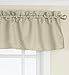 Lorraine Home Fashions Facets Room Darkening Blackout Tailored Valance, 57 by 12-Inch, Green
