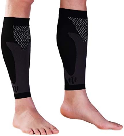 Calf Compression Sleeves - Leg Compression Socks for Shin Splint, Calf Pain Relief - Men Women Sleeve for Running, Cycling, Maternity, Nurses.