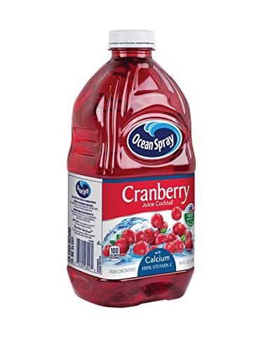 OCEAN SPRAY® CRANBERRY JUICE COCKTAIL WITH CALCIUM, 64 FL OZ BOTTLE