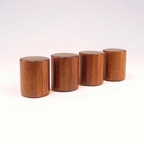 Lamp Finial, Black Walnut, Drum Pattern 7