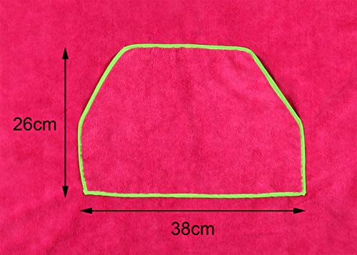 Winthome Changing Towel Robe, Surf Poncho (Pink) Short - Thumbnail 4