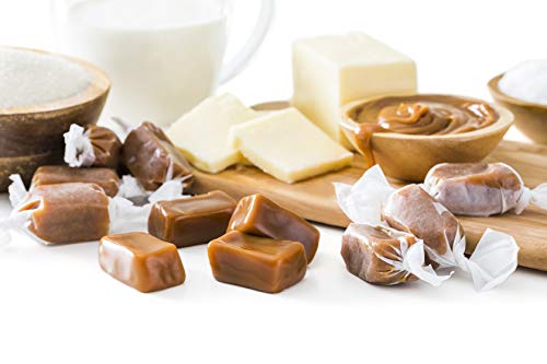 TARA’S GOURMET VANILLA CARAMELS | HAND CRAFTED ALL NATURAL CANDY | CREAMY & INDIVIDUALLY WRAPPED WITH REAL BUTTER (20 OZ)