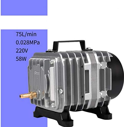 MAGAI Aluminum Alloy Heavy-duty 58W Increasing Oxygen Pump for Pond, Aquaponics, Hydroponics (Size : Version A)