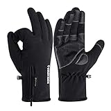 -30℉ 100% Waterproof Winter Gloves for Men 10 Touch Screen Fingers for Ski Snow