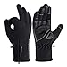 -30℉ 100% Waterproof Winter Gloves for Men 10 Touch Screen Fingers for Ski Snow