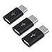 kwmobile 3x USB 3.1 type C micro USB adapter in black