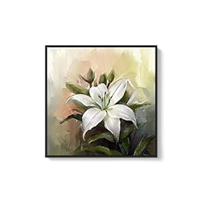 Framed Canvas Wall Art for Living Room, Bedroom Flowers Canvas Prints for Home Decoration Ready to Hang - 24x36 inches - 16x16 inches