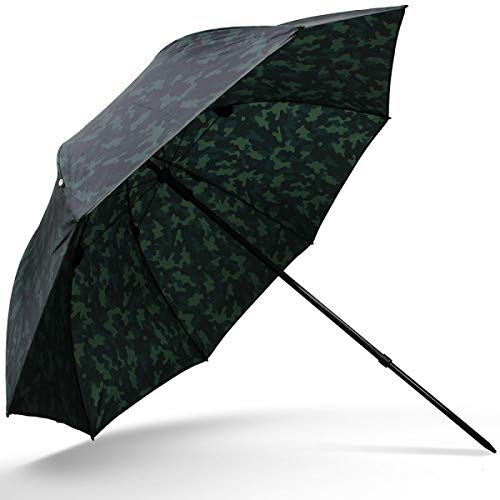 Carp Coarse Fishing Camo Umbrella With Tilt Action 45" Day Shelter Brolly NGT