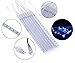 Alkbo Blue Color Meteor Shower Rain Lights Waterproof String for Wedding Party Christmas Xmas Decoration Tree Party Garden Xmas String Light Outdoor 8 Tube