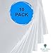 Bright IDEA Heat Transfer Vinyl HTV Bundle - 10 Pack of Premium White HTV Sheets - Iron On T-Shirt Vinyl Transfer Sheets - Best HTV Vinyl for Silhouette Cameo, Cricut, Heat Press