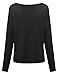 MBE Women's Basic Chunky Knit Sweater With Side Zippers