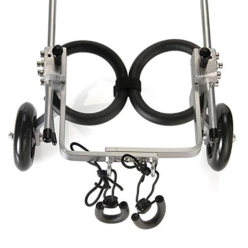 image for Anmas Home Adjustable Dog Wheelchair for Small Dogs Hip Height 13