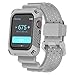 Huishang Compatible for Apple Watch Series 4 Series 5 44mm Band,Rugged Shockproof Protective Case with Strap Bands for iWatch Series 4 44mm Sport Replacement Band (Gray)