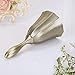 Metal Tea Hand Bell, Christmas Jingle Bell Gold Plated Hand hold Loud Call Service Bell Alarm (Gold)