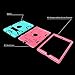 iPad 9.7 Case,iPad 2018/2017 Case,iPad 6th/5th Generation Case High Impact Hybrid Drop Proof Armor Defender Protection Case Built with Kickstand for New iPad 9.7-inch (A1893/1954/A1822)(Teal+Rose)