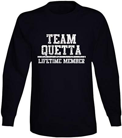 Team Quetta Lifetime Member Pride Worn Look Name Long Sleeve T Shirt